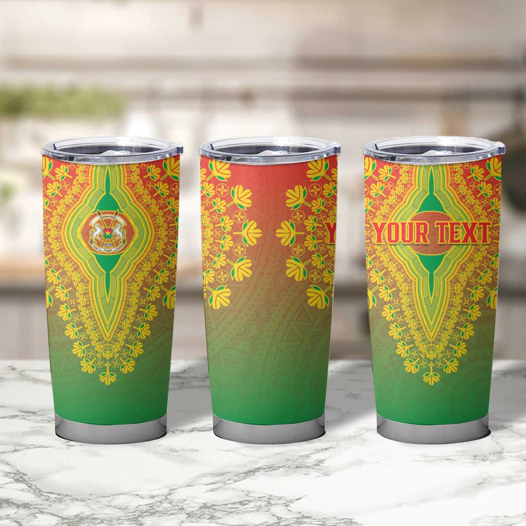 Personalized Burkina Faso African Dashiki Tumbler Cup - Wonder Print Shop