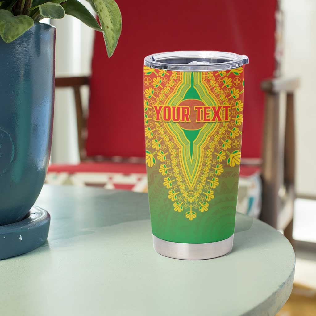 Personalized Burkina Faso African Dashiki Tumbler Cup - Wonder Print Shop