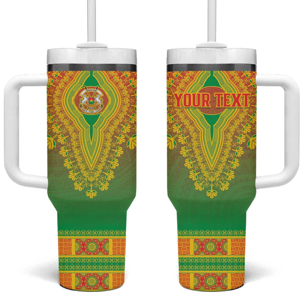 Personalized Burkina Faso African Dashiki Tumbler With Handle - Wonder Print Shop