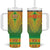 Personalized Burkina Faso African Dashiki Tumbler With Handle - Wonder Print Shop