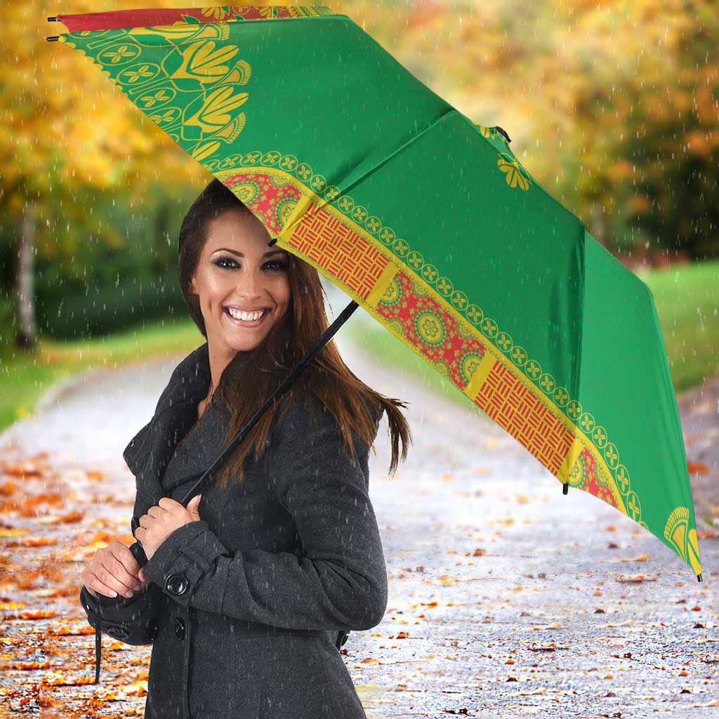 Burkina Faso African Dashiki Umbrella - Wonder Print Shop