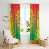 Burkina Faso African Dashiki Window Curtain - Wonder Print Shop