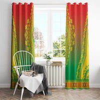 Burkina Faso African Dashiki Window Curtain - Wonder Print Shop