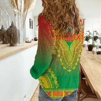 Personalized Burkina Faso African Dashiki Women Casual Shirt - Wonder Print Shop
