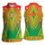 Personalized Burkina Faso African Dashiki Women Sleeveless Polo Shirt - Wonder Print Shop