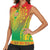 Personalized Burkina Faso African Dashiki Women Sleeveless Polo Shirt - Wonder Print Shop