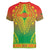 Personalized Burkina Faso African Dashiki Women V-Neck T-Shirt - Wonder Print Shop