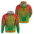 Personalized Burkina Faso African Dashiki Zip Hoodie - Wonder Print Shop