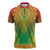 Personalized Burkina Faso African Dashiki Zipper Polo Shirt - Wonder Print Shop