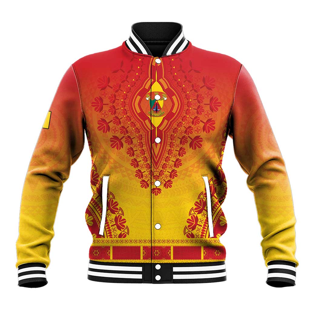 Personalized Cameroon African Dashiki Baseball Jacket - Wonder Print Shop