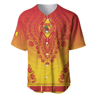 Personalized Cameroon African Dashiki Baseball Jersey - Wonder Print Shop