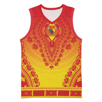 Personalized Cameroon African Dashiki Basketball Jersey - Wonder Print Shop