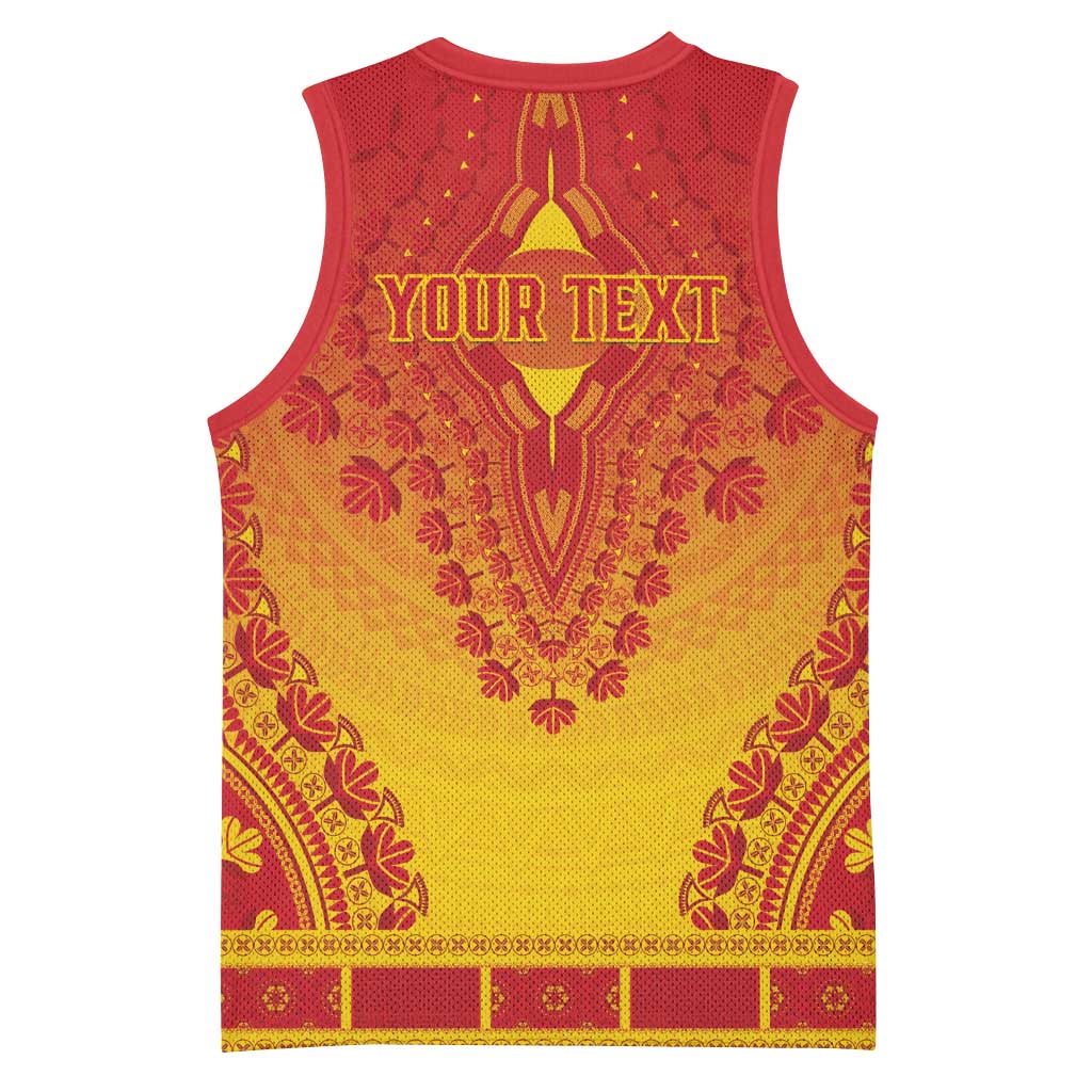 Personalized Cameroon African Dashiki Basketball Jersey - Wonder Print Shop