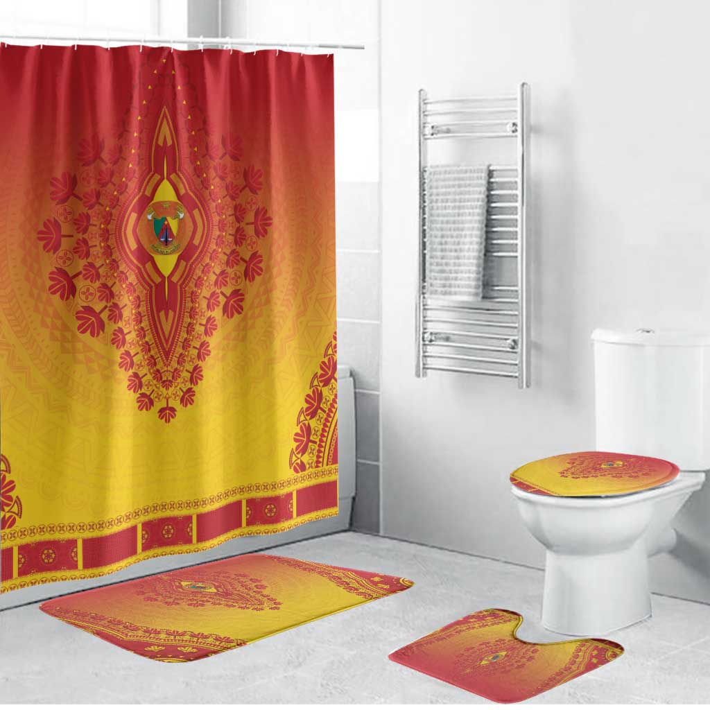 Cameroon African Dashiki Bathroom Set - Wonder Print Shop