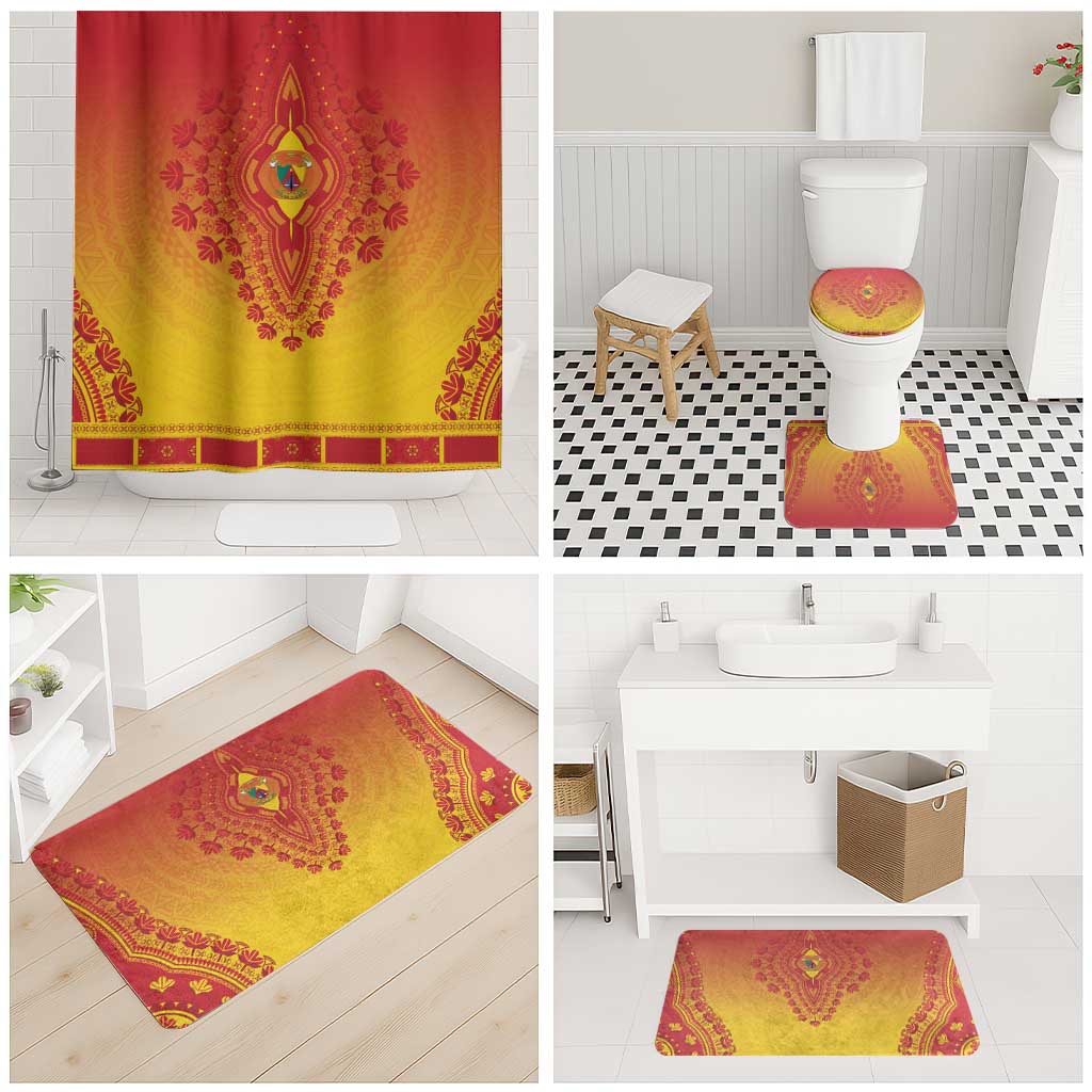 Cameroon African Dashiki Bathroom Set - Wonder Print Shop