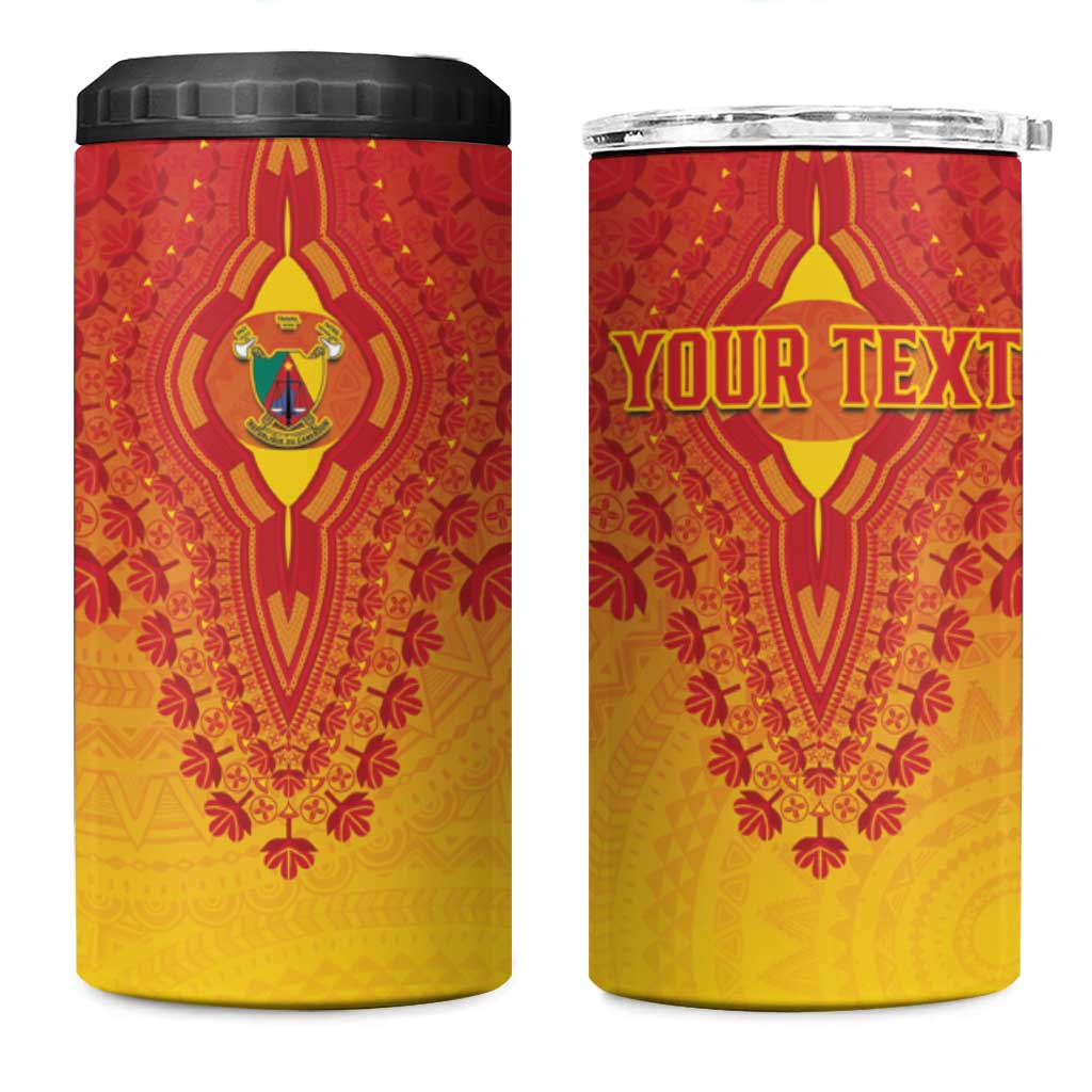 Personalized Cameroon African Dashiki 4 in 1 Can Cooler Tumbler - Wonder Print Shop