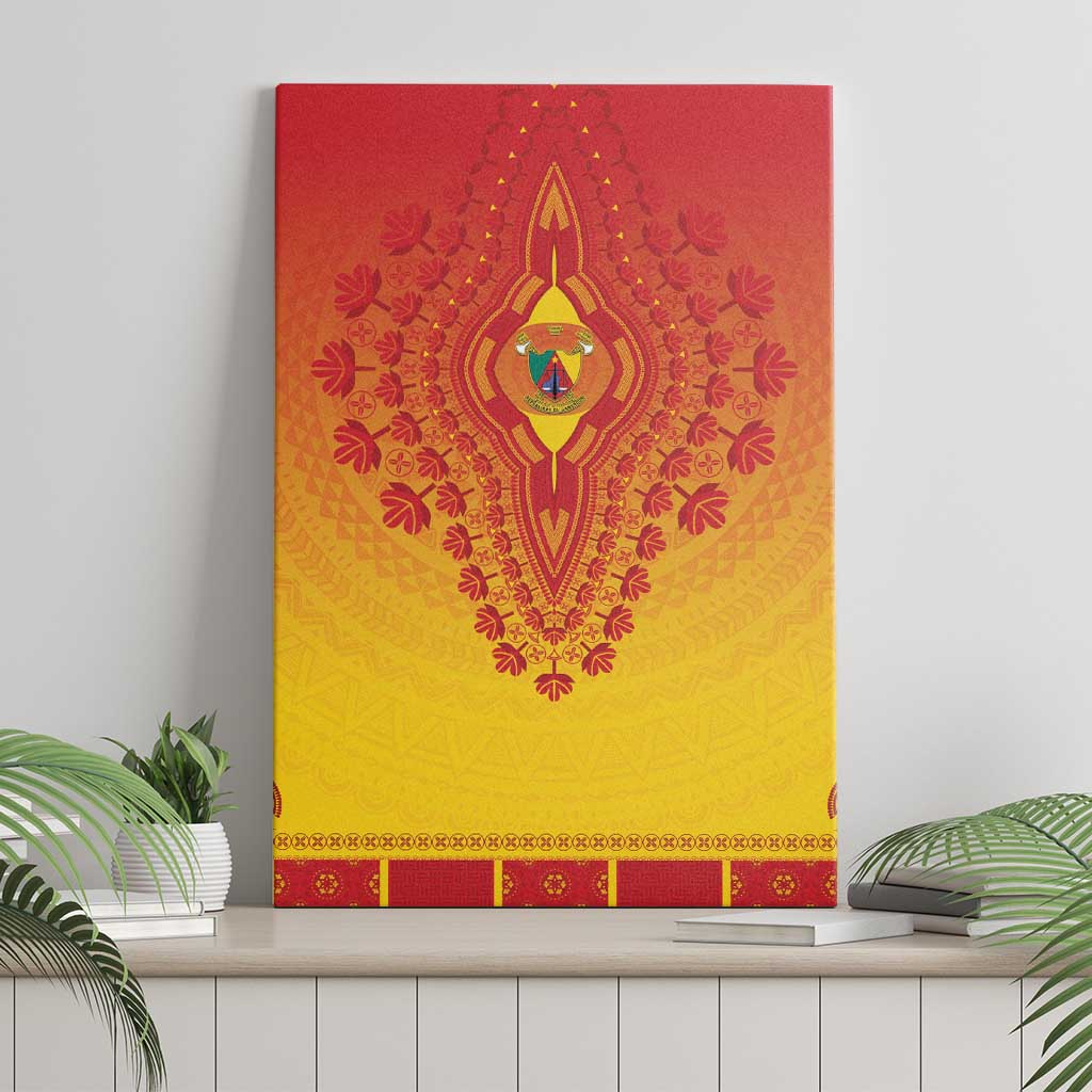 Cameroon African Dashiki Canvas Wall Art - Wonder Print Shop