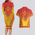 Personalized Cameroon African Dashiki Couples Matching Long Sleeve Bodycon Dress and Hawaiian Shirt - Wonder Print Shop