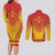 Personalized Cameroon African Dashiki Couples Matching Long Sleeve Bodycon Dress and Long Sleeve Button Shirt - Wonder Print Shop