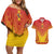 Personalized Cameroon African Dashiki Couples Matching Off Shoulder Short Dress and Hawaiian Shirt - Wonder Print Shop