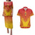 Personalized Cameroon African Dashiki Couples Matching Puletasi and Hawaiian Shirt - Wonder Print Shop