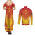 Personalized Cameroon African Dashiki Couples Matching Summer Maxi Dress and Long Sleeve Button Shirt - Wonder Print Shop