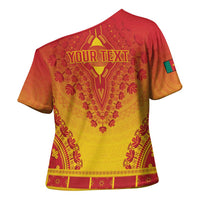 Personalized Cameroon African Dashiki Cross Shoulder Shirt - Wonder Print Shop