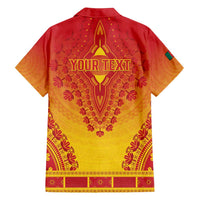 Personalized Cameroon African Dashiki Family Matching Long Sleeve Bodycon Dress and Hawaiian Shirt - Wonder Print Shop