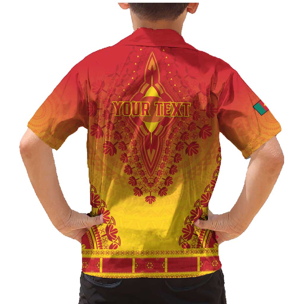 Personalized Cameroon African Dashiki Family Matching Mermaid Dress and Hawaiian Shirt - Wonder Print Shop