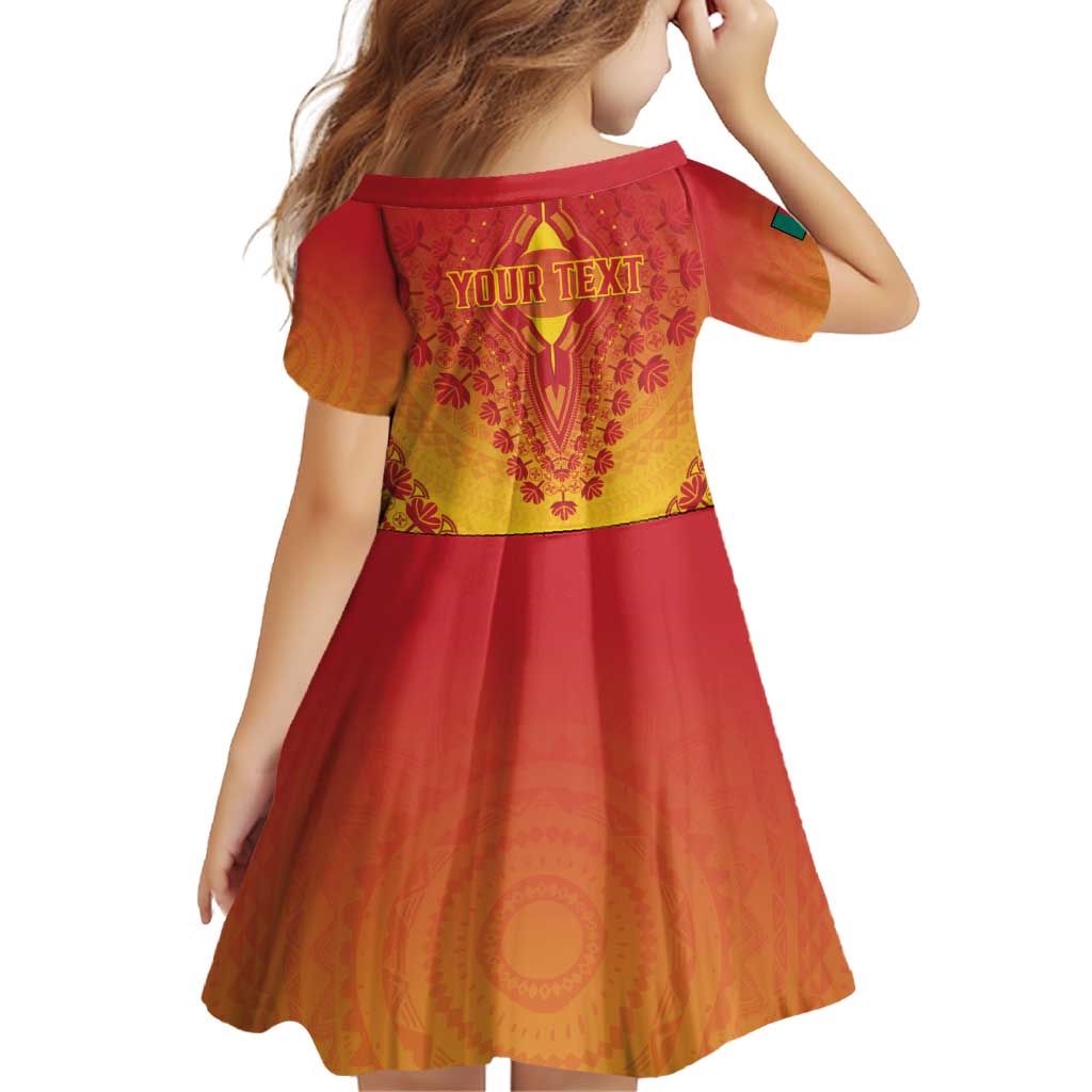 Personalized Cameroon African Dashiki Family Matching Off Shoulder Short Dress and Hawaiian Shirt - Wonder Print Shop