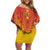 Personalized Cameroon African Dashiki Family Matching Off Shoulder Short Dress and Hawaiian Shirt - Wonder Print Shop