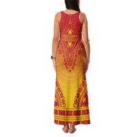Personalized Cameroon African Dashiki Family Matching Tank Maxi Dress and Hawaiian Shirt - Wonder Print Shop