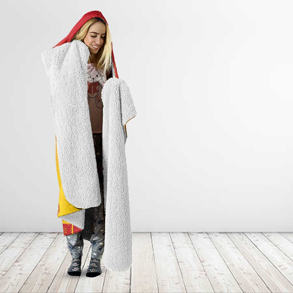 Cameroon African Dashiki Hooded Blanket - Wonder Print Shop