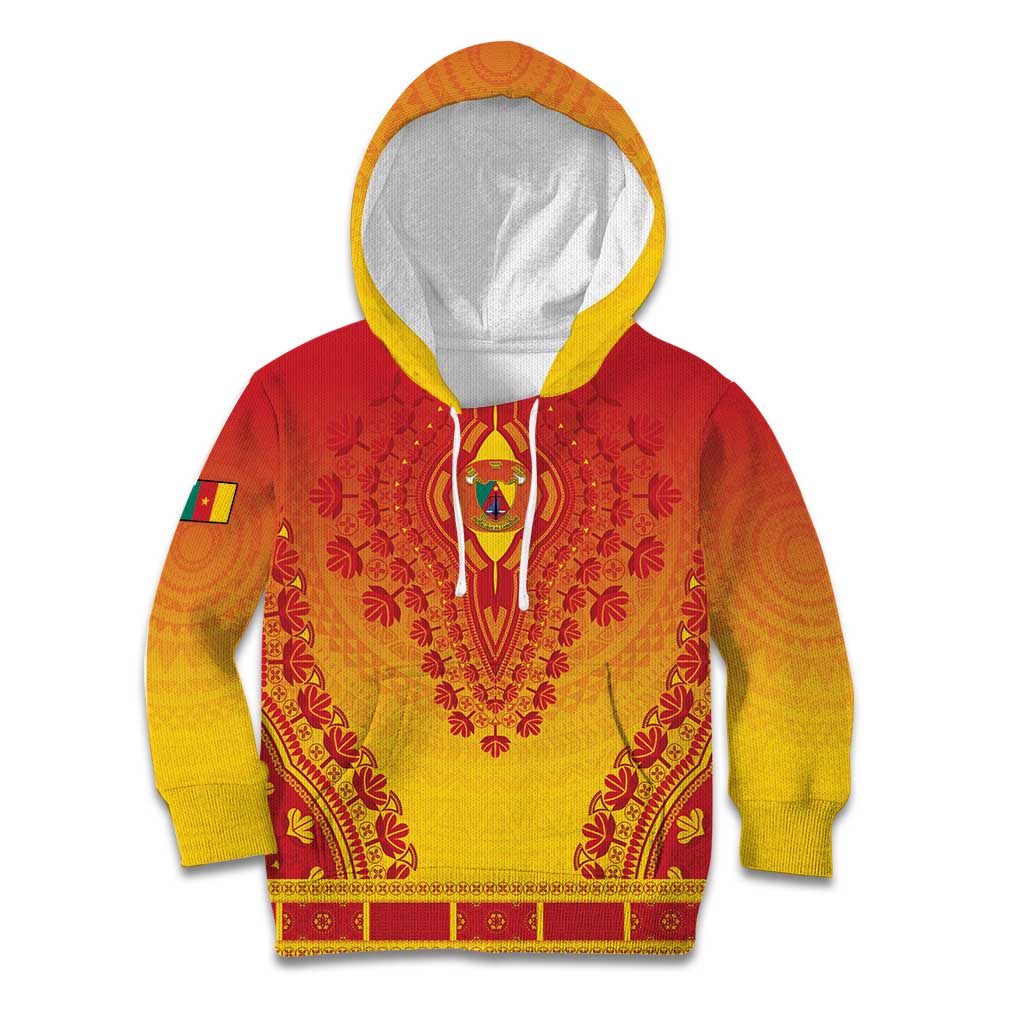 Personalized Cameroon African Dashiki Kid Hoodie - Wonder Print Shop