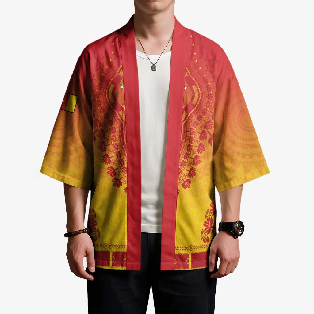 Personalized Cameroon African Dashiki Kimono - Wonder Print Shop