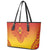 Cameroon African Dashiki Leather Tote Bag - Wonder Print Shop