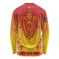 Personalized Cameroon African Dashiki Long Sleeve Shirt - Wonder Print Shop