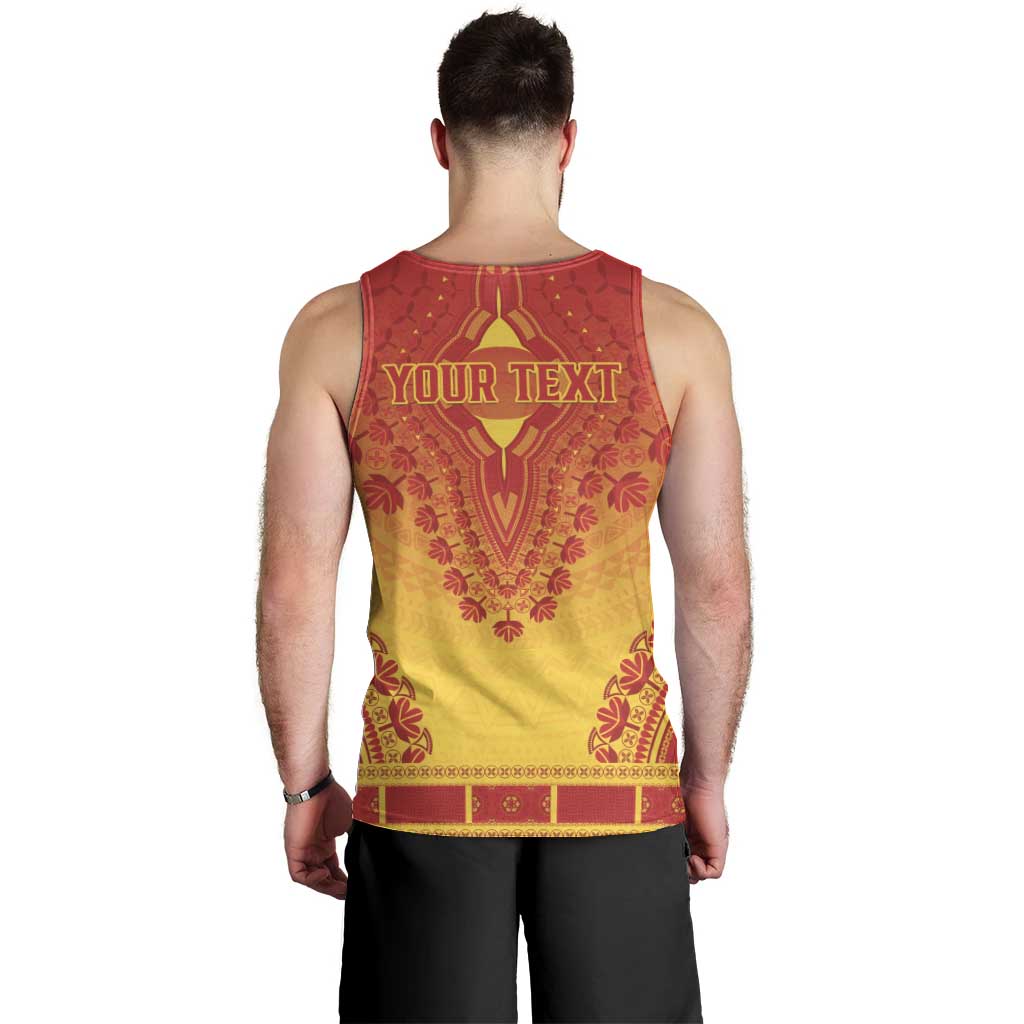 Personalized Cameroon African Dashiki Men Tank Top - Wonder Print Shop