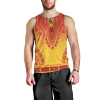 Personalized Cameroon African Dashiki Men Tank Top - Wonder Print Shop