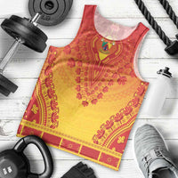Personalized Cameroon African Dashiki Men Tank Top - Wonder Print Shop