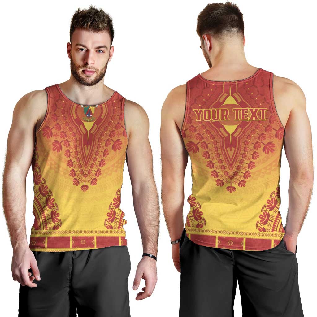 Personalized Cameroon African Dashiki Men Tank Top - Wonder Print Shop