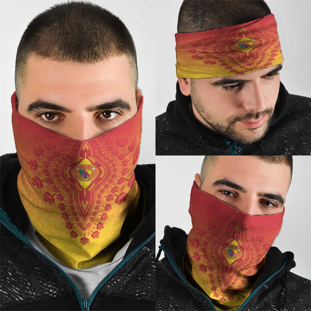 Cameroon African Dashiki Neck Gaiter - Wonder Print Shop