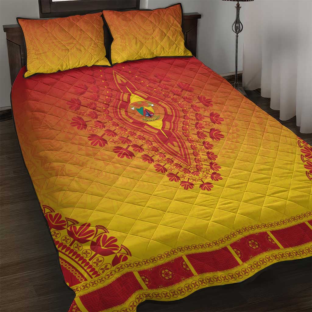 Cameroon African Dashiki Quilt Bed Set - Wonder Print Shop