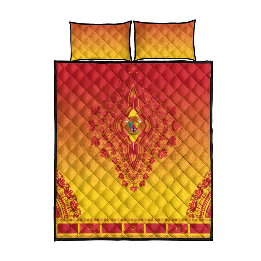 Cameroon African Dashiki Quilt Bed Set - Wonder Print Shop