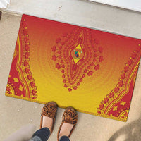 Cameroon African Dashiki Rubber Doormat - Wonder Print Shop