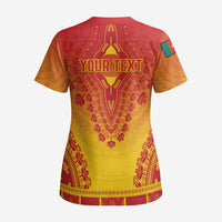 Personalized Cameroon African Dashiki Scrub Top - Wonder Print Shop