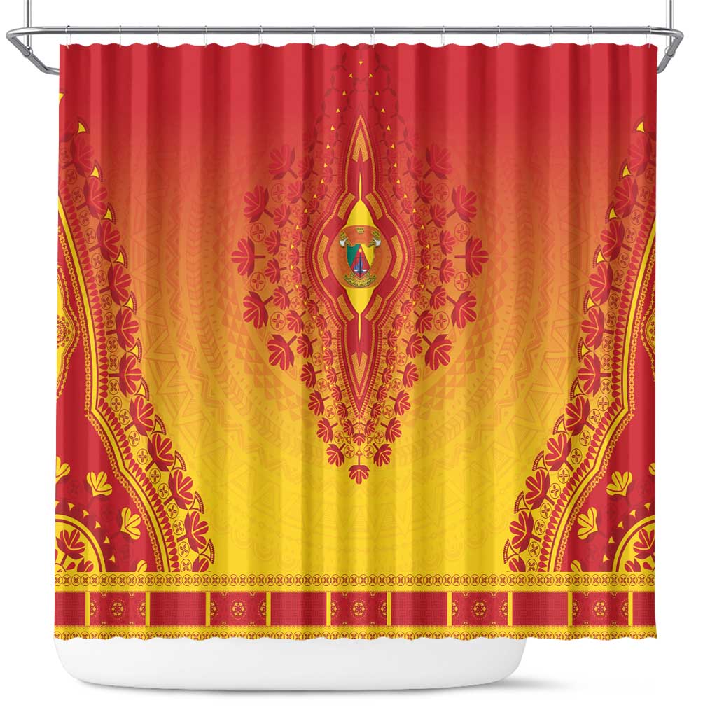 Cameroon African Dashiki Shower Curtain - Wonder Print Shop