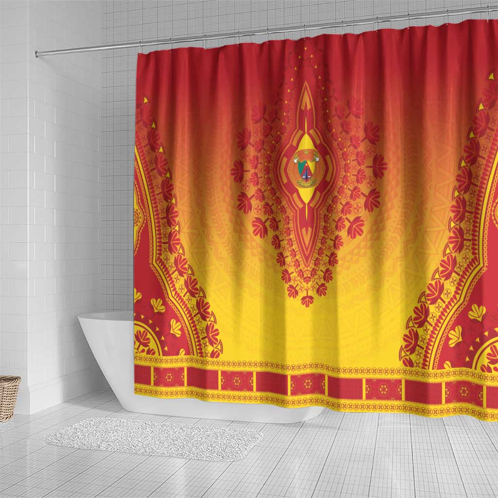 Cameroon African Dashiki Shower Curtain - Wonder Print Shop