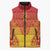 Personalized Cameroon African Dashiki Sleeveless Puffer Jacket - Wonder Print Shop