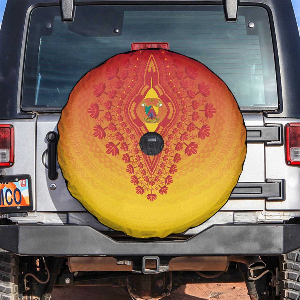 Cameroon African Dashiki Spare Tire Cover - Wonder Print Shop